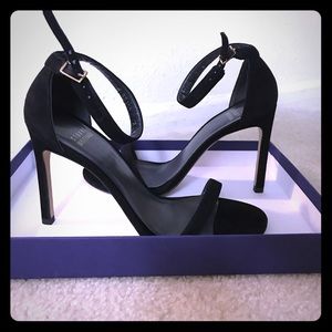 Stuart Weitzman Nudistsong (Black Suede)